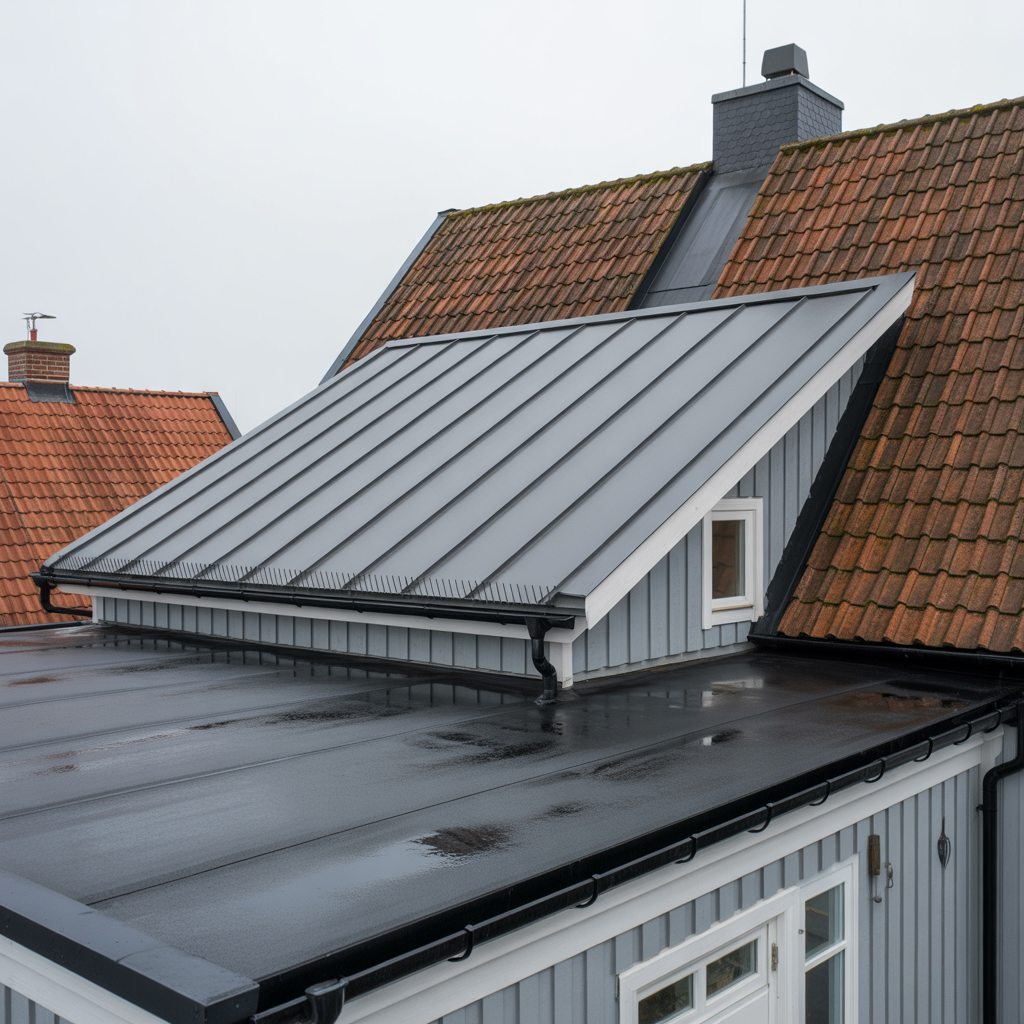 minsta taklutning for plat papp och pannor krav och rad